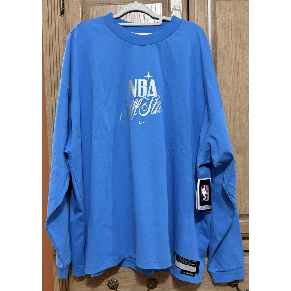 NBA All Star 2026 Long Sleeve Shirt Standard Issue Nike Dri - Fit  Size XXL Tall